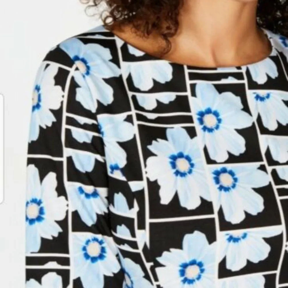 Alfani Floral-Print Sheath Dress NWT Size 4 - Picture 2 of 4